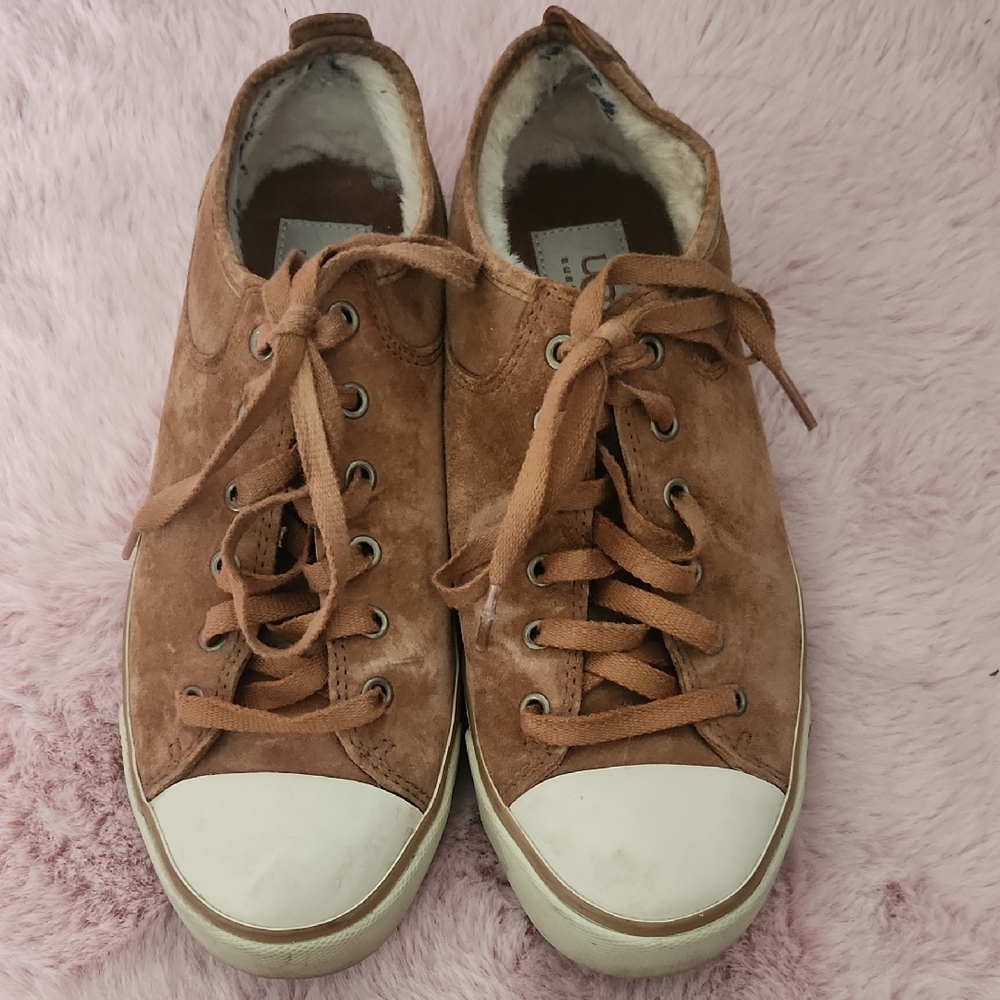 Casual Tan Suede UGG Sneakers